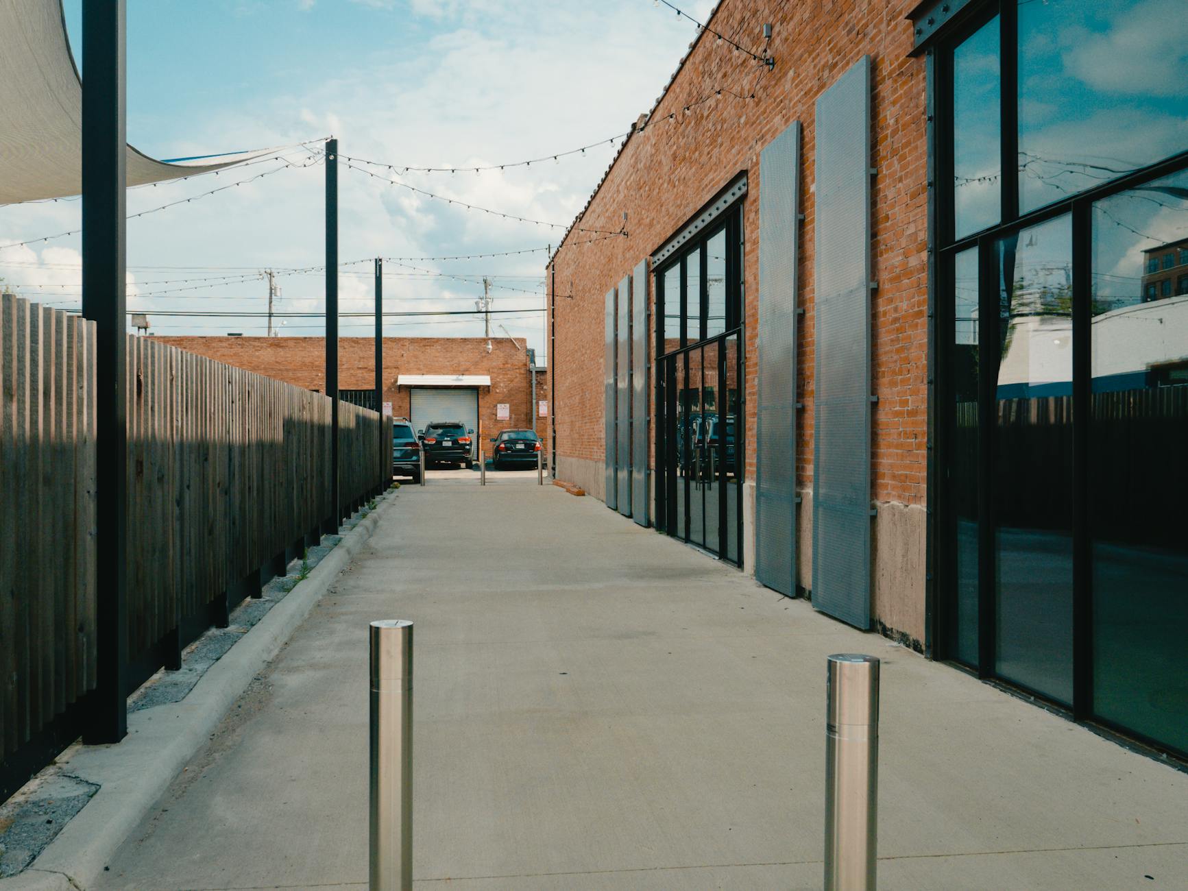 Clean commercial sidewalk after pressure washing in Birmingham AL